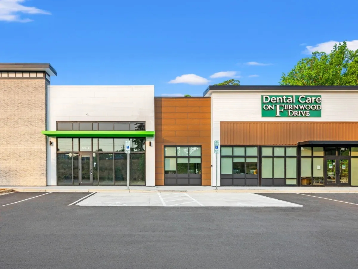 Exterior of Dental Care on Fernwood Dr in Clayton NC